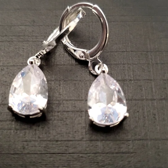 Waterdrop dangle cuff earrings - Picture 2 of 2